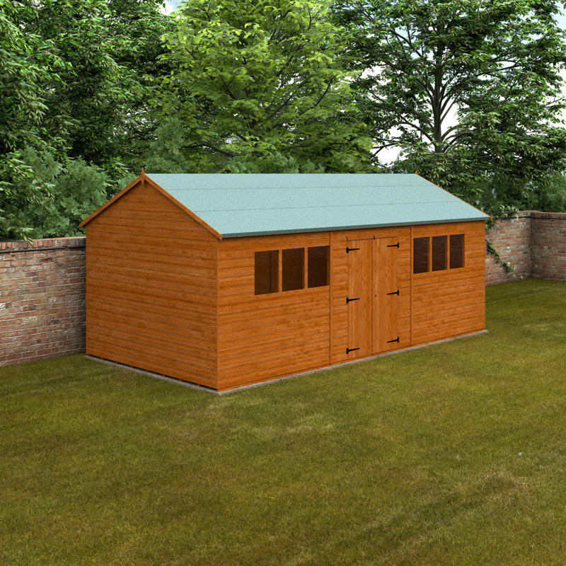 tiger sheds tiger 20 ft. w x 10 ft. d shiplap reverse apex